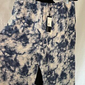 New Lucy Paris Wide Leg Pants‎ High Tye Dye Womens L - 0152